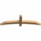 Ekena Millwork Bellingham Timber Gable Bracket, Western Red Cedar, 60"W x 17"H x 3 1/2"D x 3 1/2"F, 7/12 Pitch GBW060X17X0404BEL00SWR - alternate 4